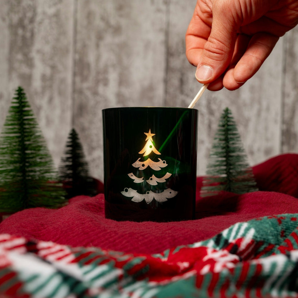 Winter Candle Jars