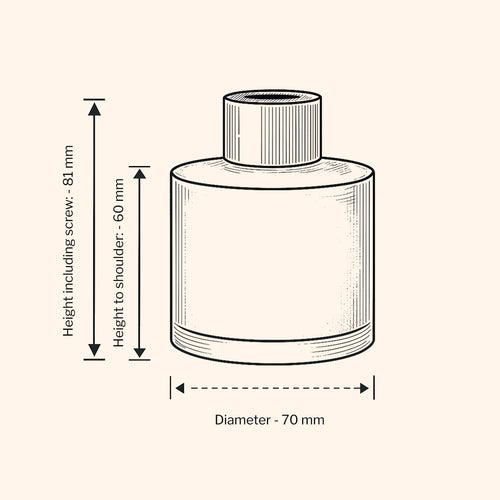 100 ml Lotti Diffusorflasche – Transparent