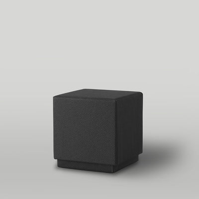 Black candle box on a light grey background