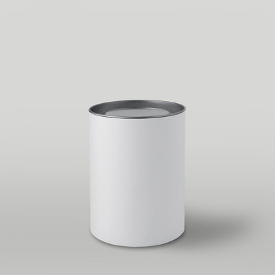 Boîte à bougie cylindrique blanche (taille 3)