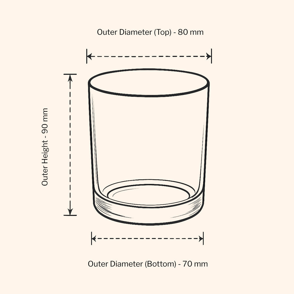Bougie en pot Aria 30 cl - Ambre