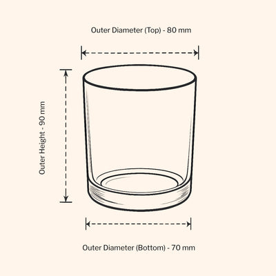 Bougie en pot Aria 30 cl - Ambre