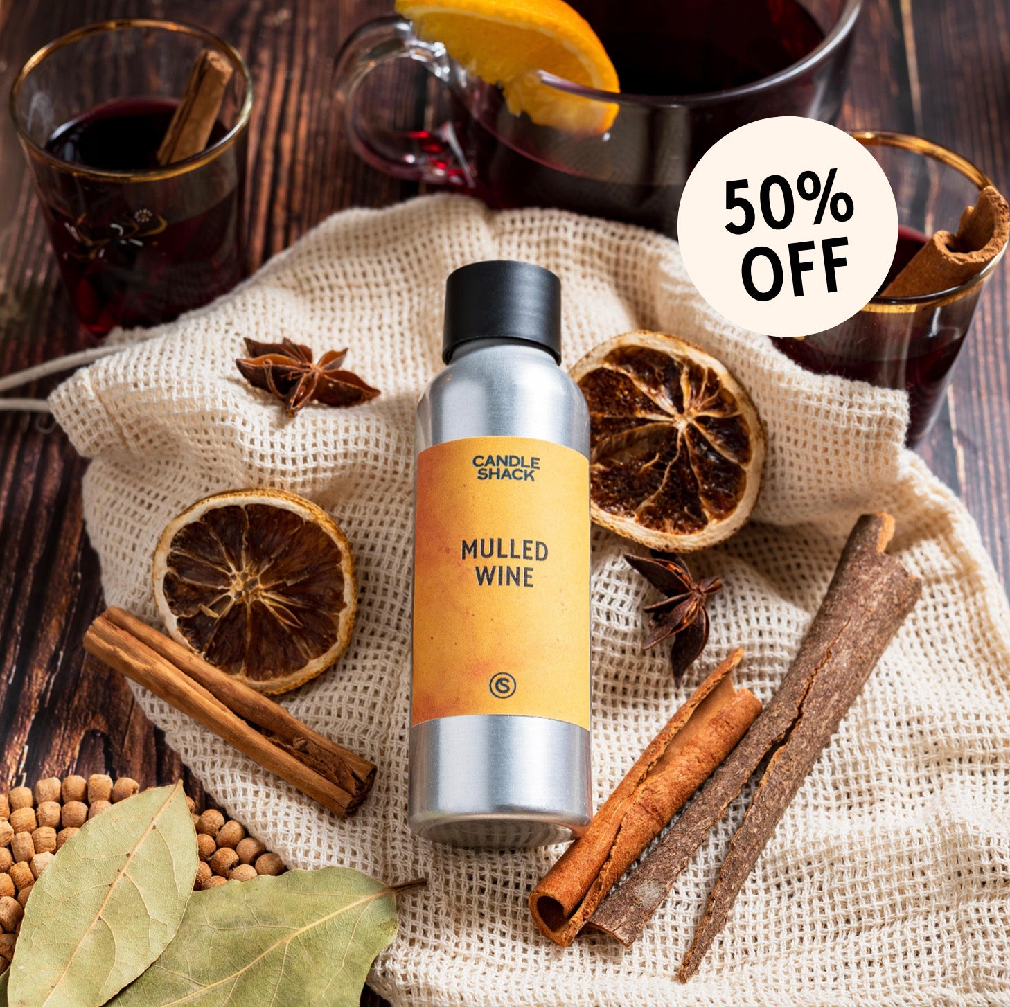 Huile parfumée au vin chaud