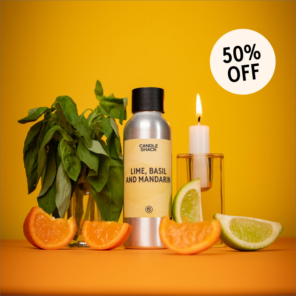 Limette, Basilikum & Mandarine Duftöl