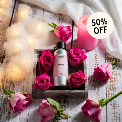 Huile parfumée à la rose