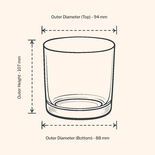 Bougie en pot Aria 50 cl - Transparent