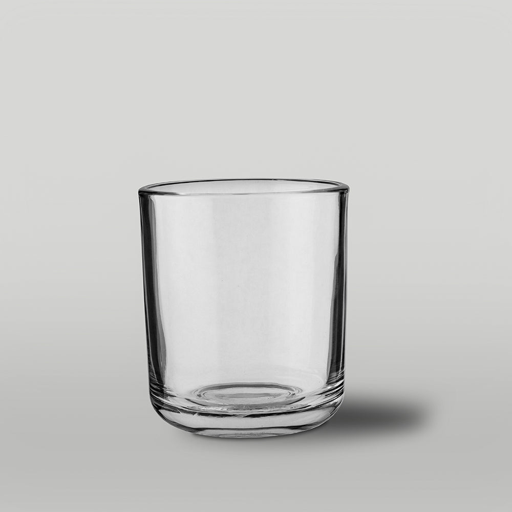 50cl Aria clear candle jar on a grey background