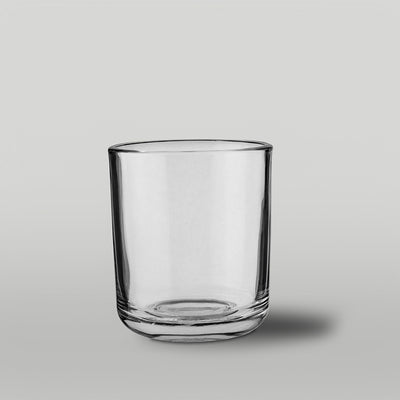 50cl Aria clear candle jar on a grey background