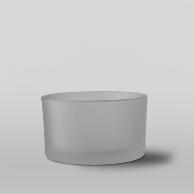 50cl frosted Lotti candle jar on a grey background