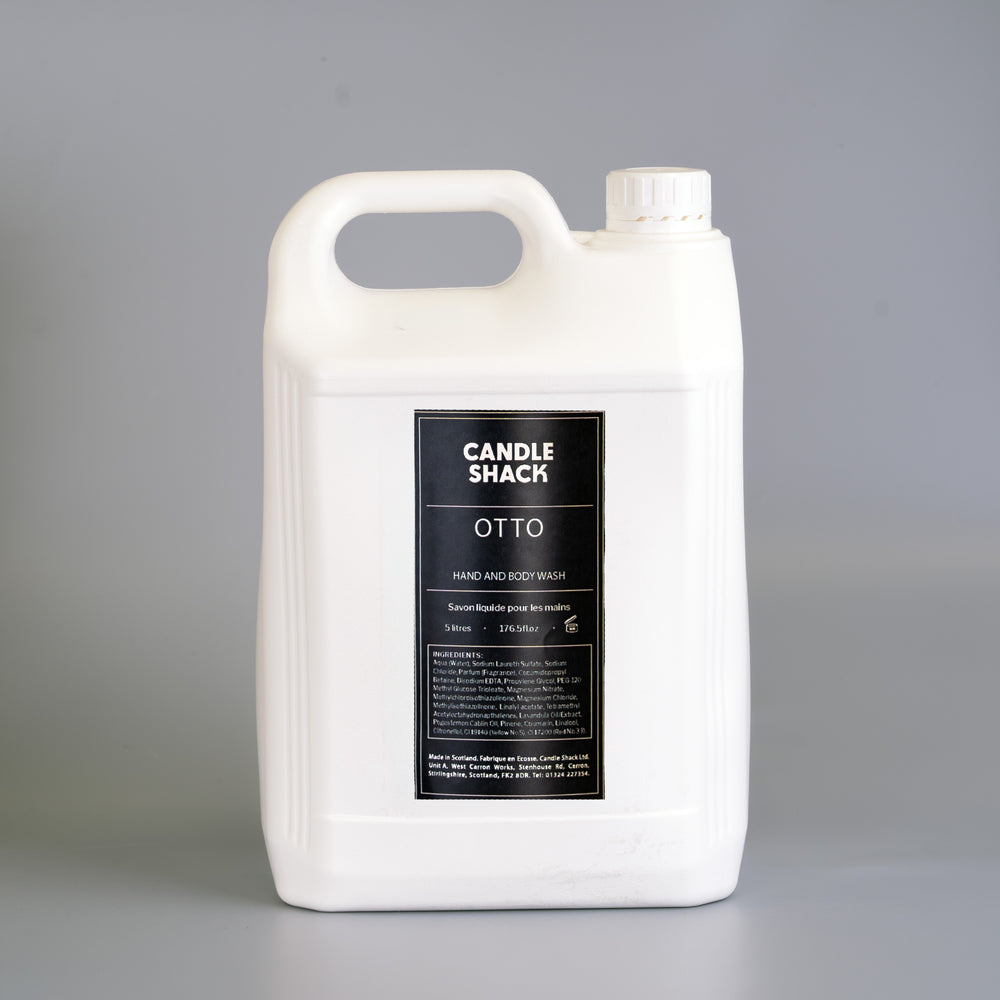 5 litre bottle of Otto fragrance hand and body wash