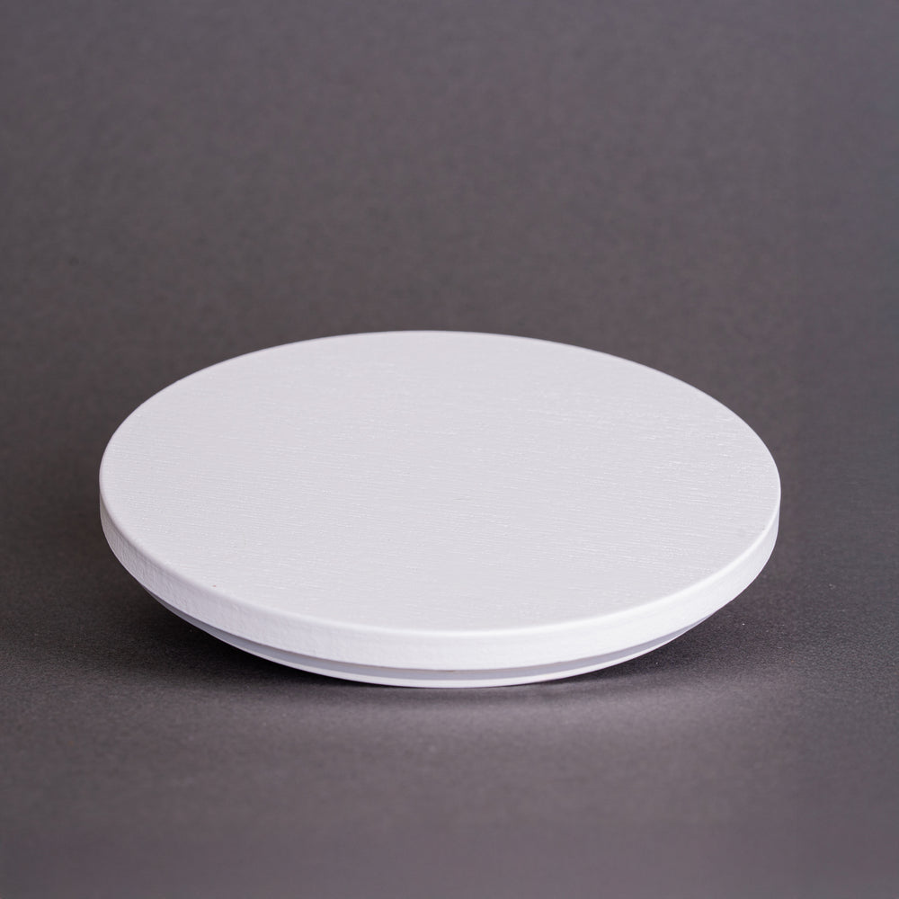 Couvercle en bois blanc pour pot Ebony 64cl
