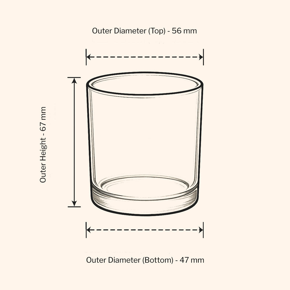 9cl Lotti Candle Jar - Amber