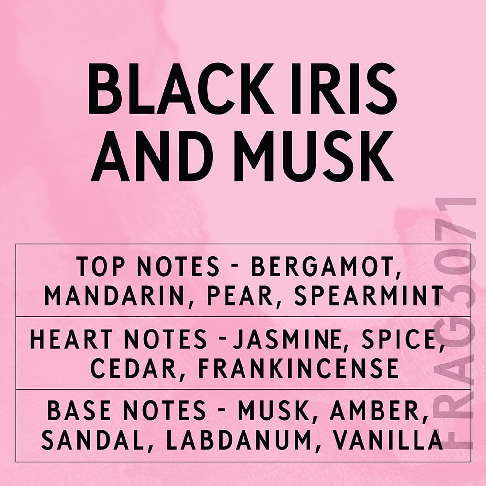 Black Iris & Musk Scent card