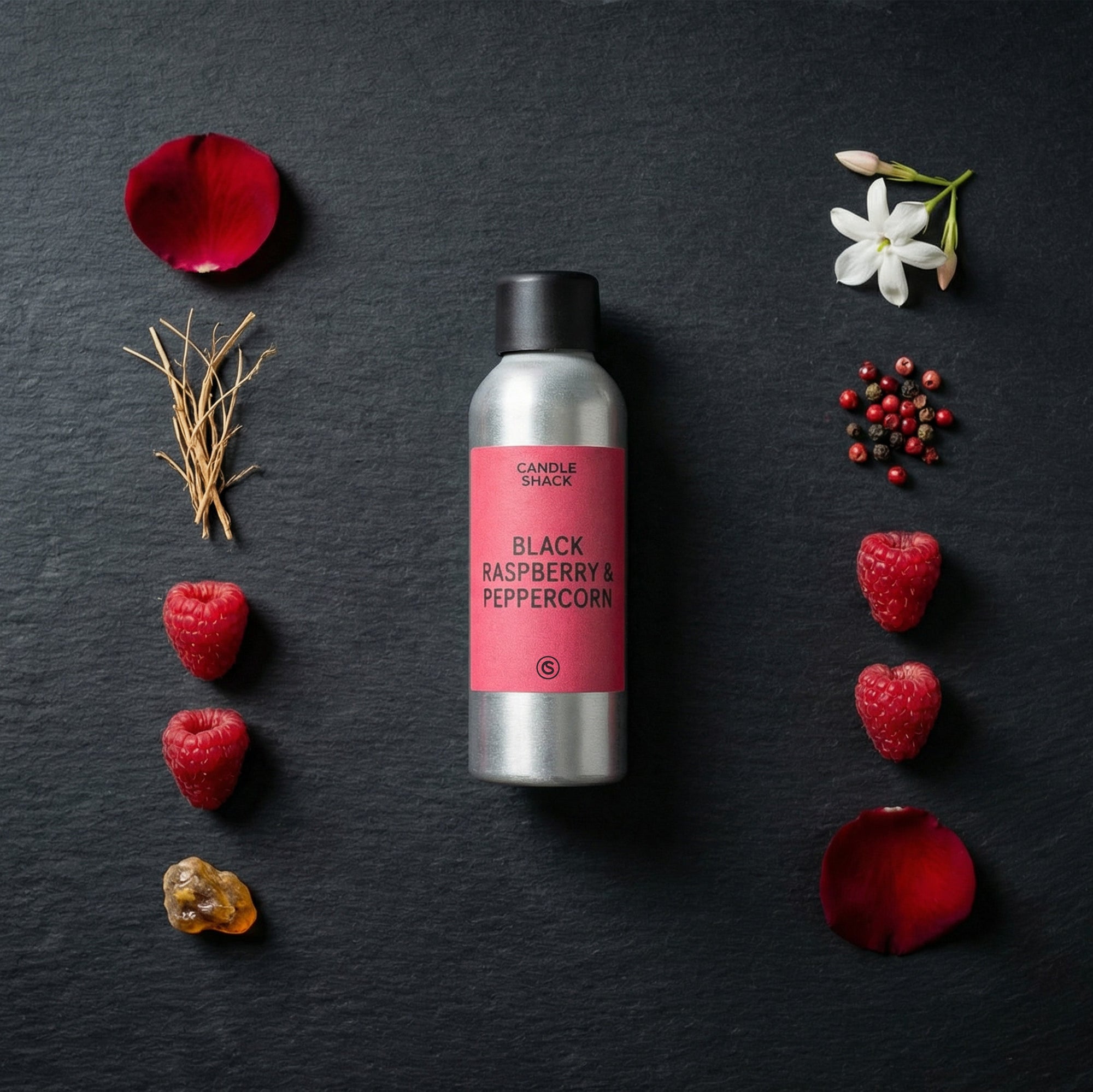 Huile parfumée Framboise noire et poivre