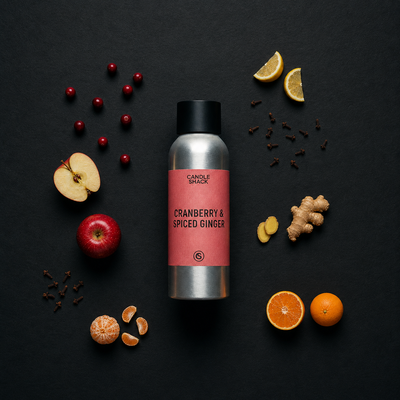 Huile parfumée à la canneberge et au gingembre épicé