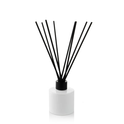 100ml Squat Circular Diffuser Bottle - Gloss White