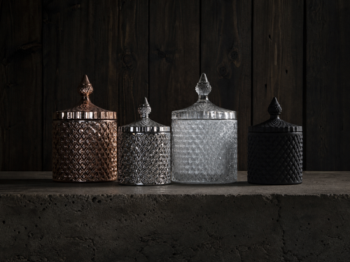 Pot Géométrique Mat Noir 23 cl – Édition Limitée