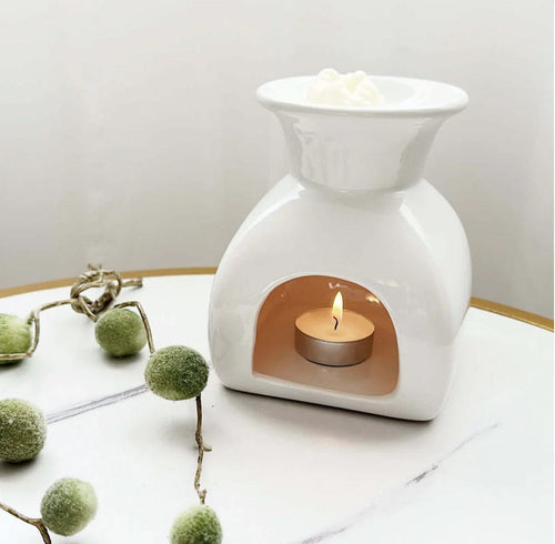Wax Burner Mia - White
