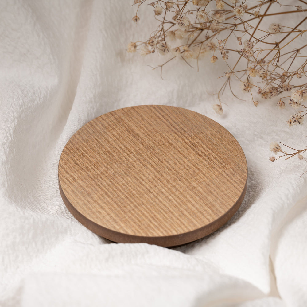 Couvercle en bois naturel pour pots Lotti &amp; Aria 30cl