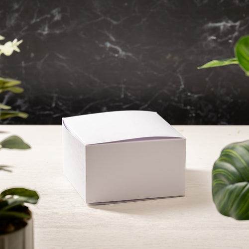 Luxury Folding Box & Liner for 50cl - White