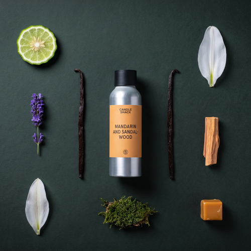 Huile parfumée à la mandarine et au bois de santal