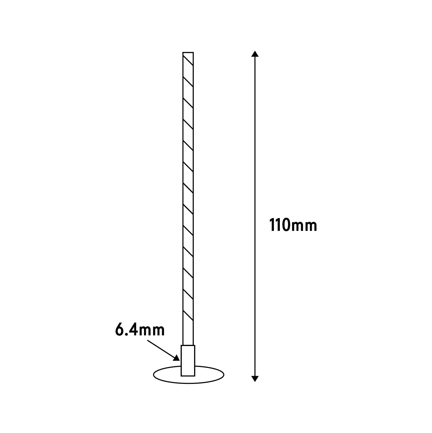 Stabilo 10 Mèche