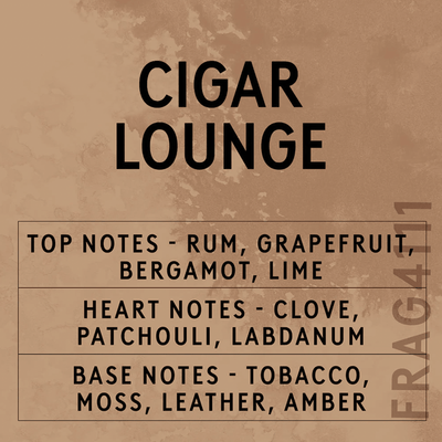 Cigar Lounge Scent Card