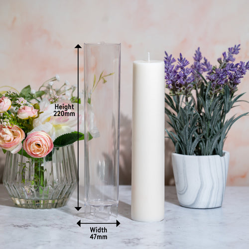 Flat Cylinder 47x220 - Pillar Candle Mould