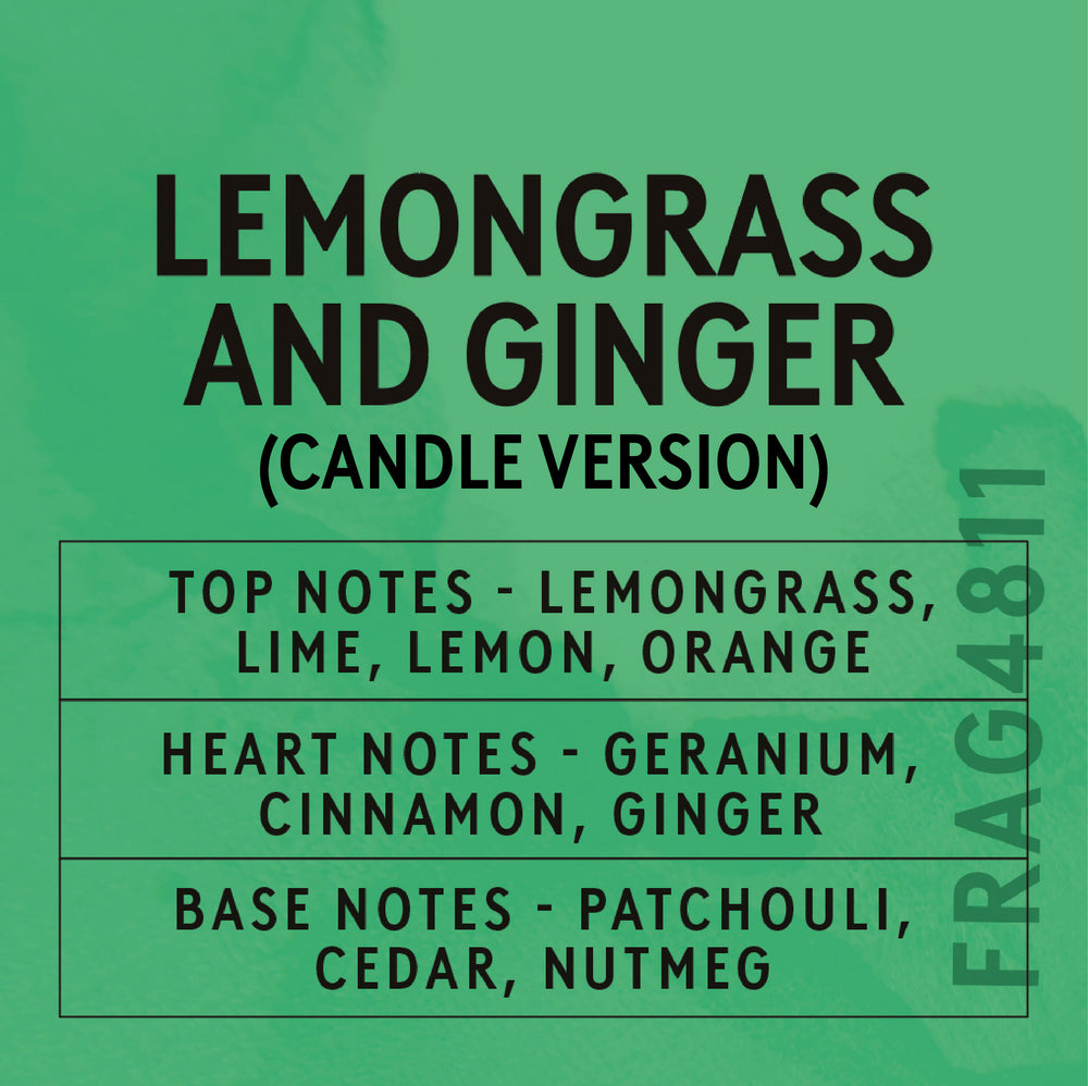 Lemongrass & Ginger Fragrance Oil (NEW)