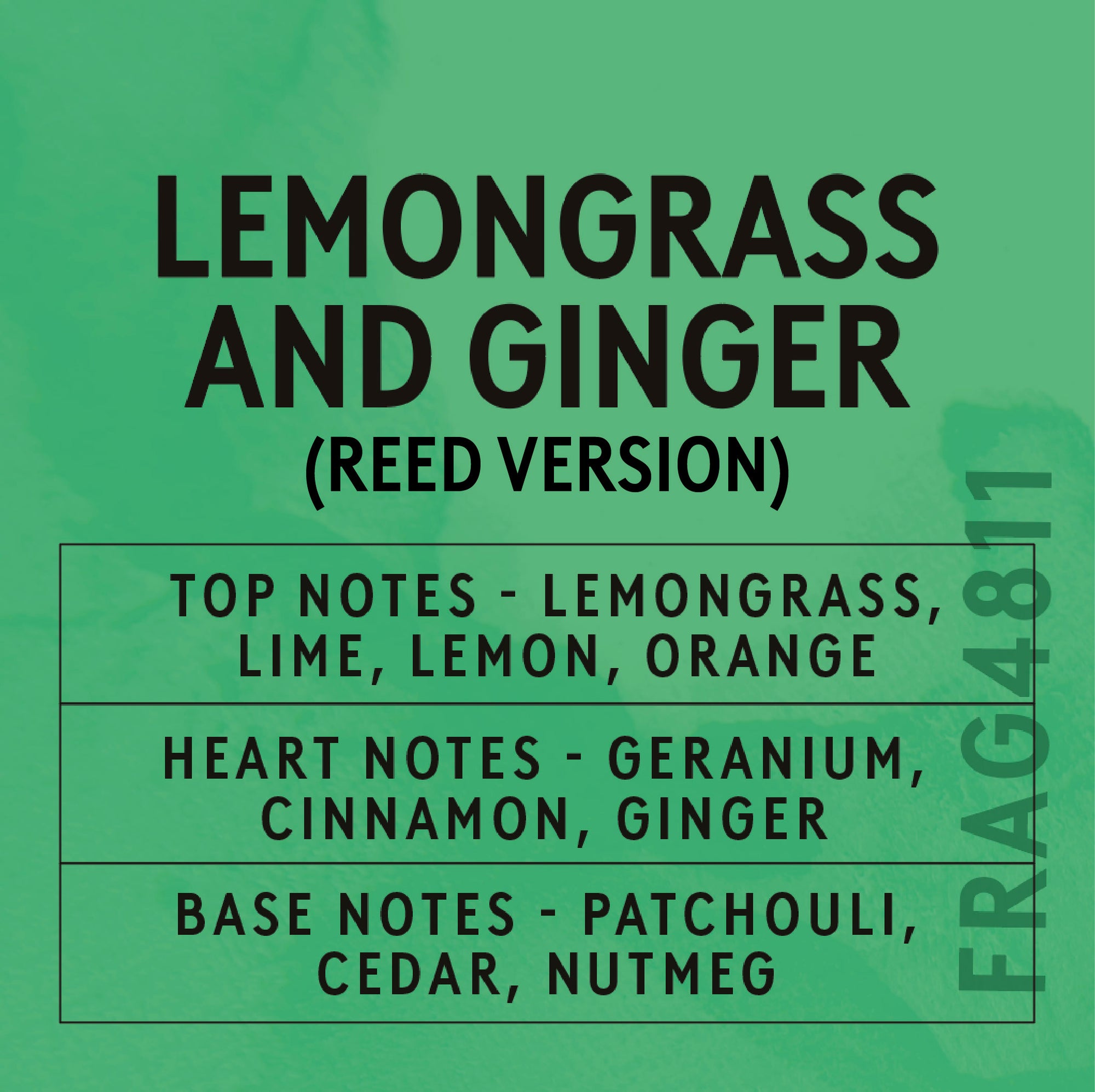 Lemongrass & Ginger Reed Fragrance Oil