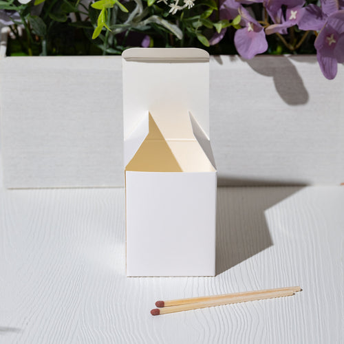 White Simplicity Candle Box (Size 1)