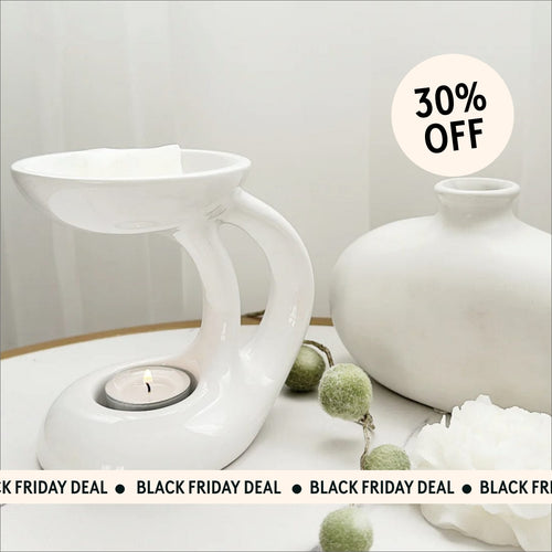 Wax Burner Bali - White