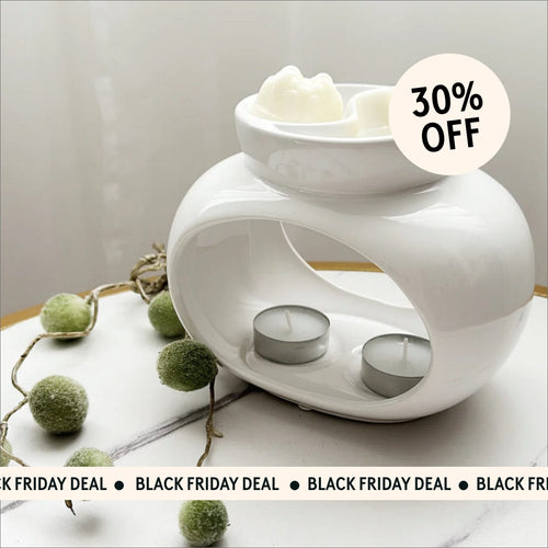 Wax Burner Rome Deluxe - White