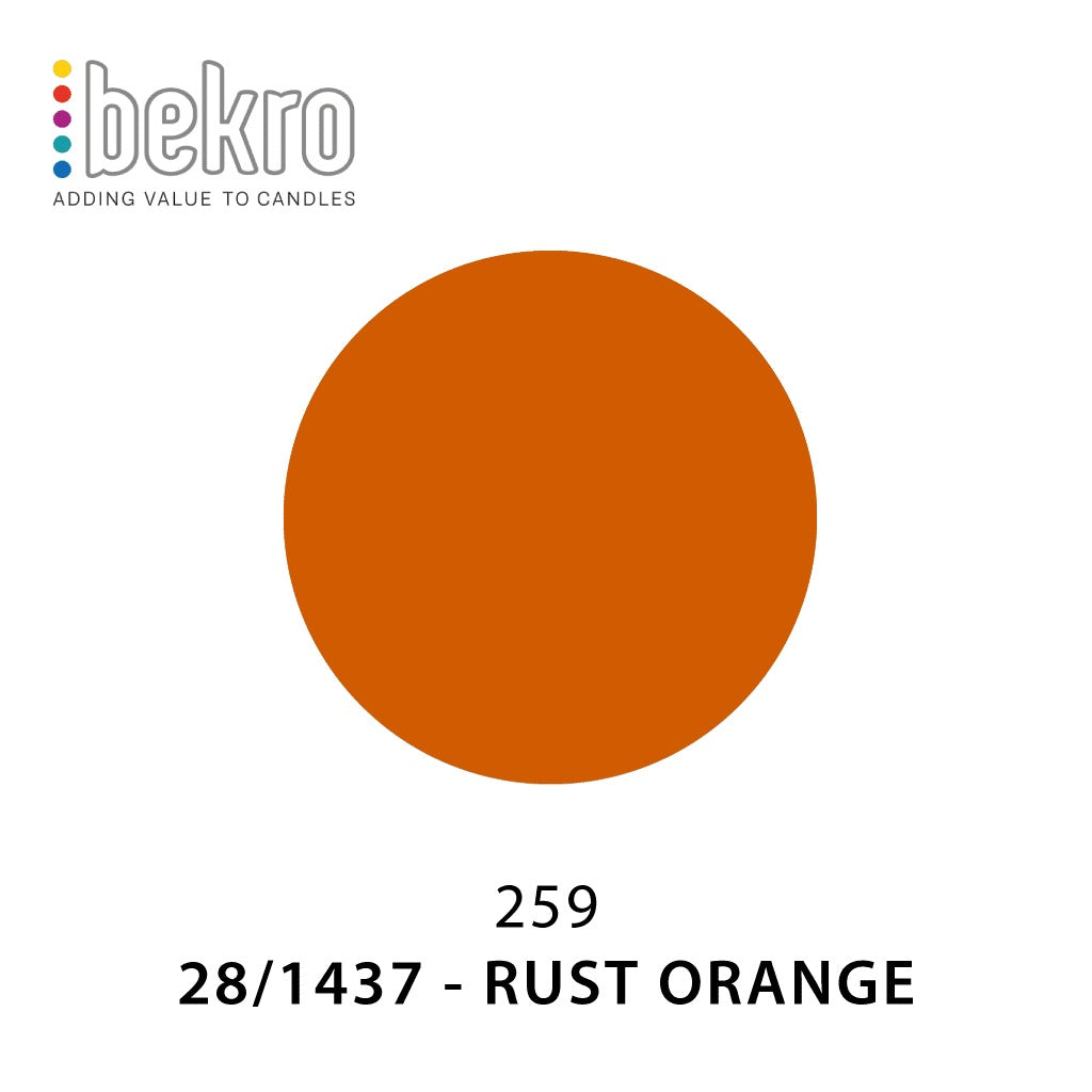 Teinture Bekro - 28/1437 - Orange rouille