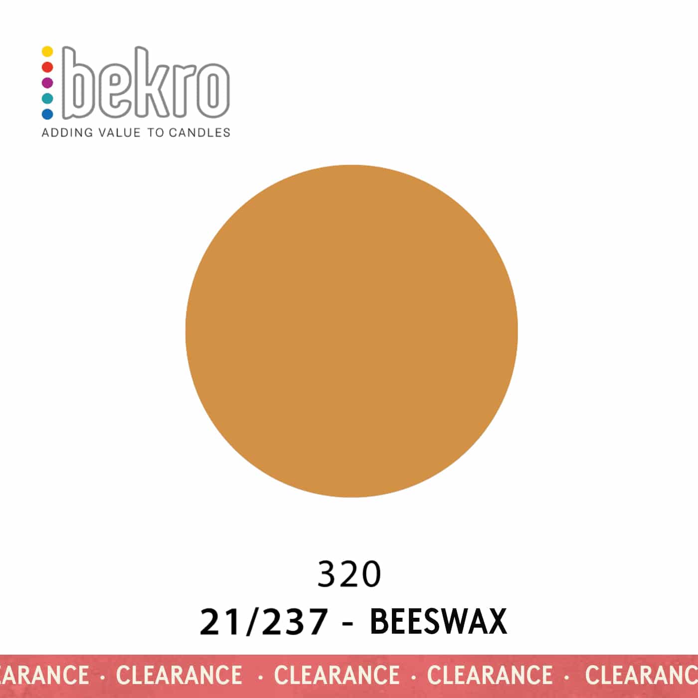 Bekro Dye Bekro Dye - 21/237 - Beeswax