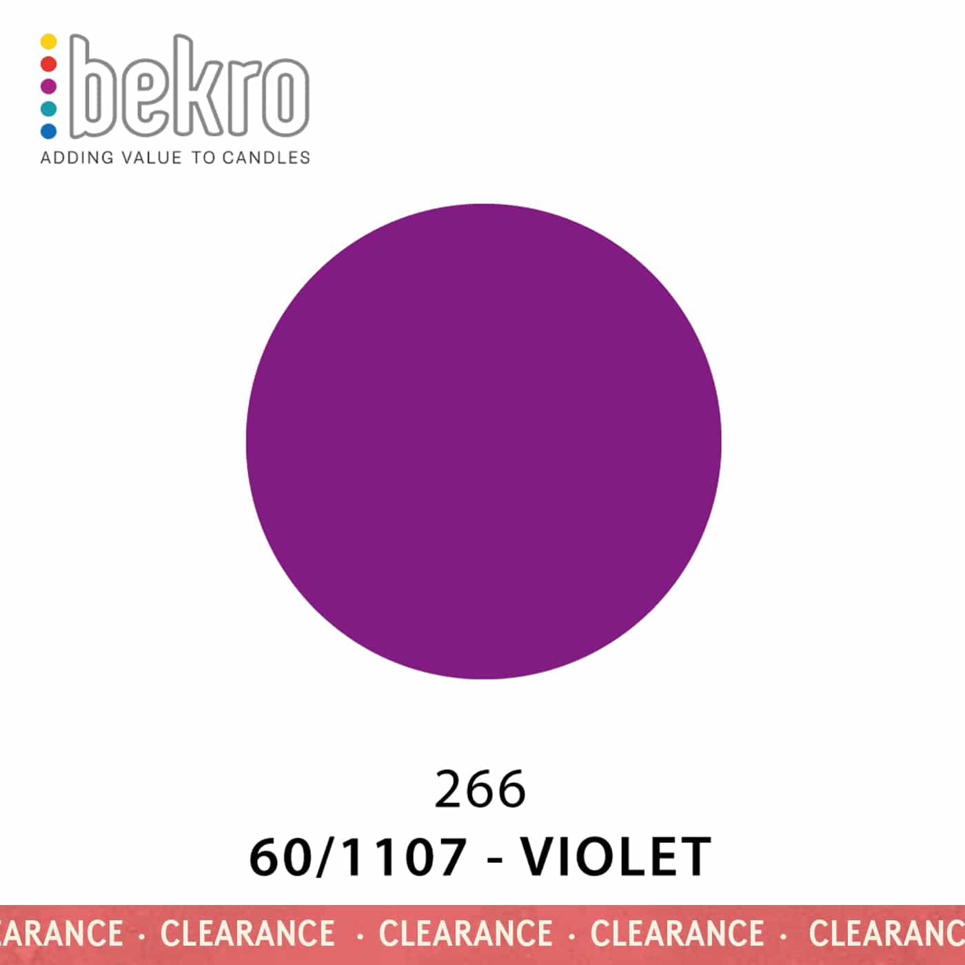 Bekro Dye Bekro Dye - 60/1107 - Violet