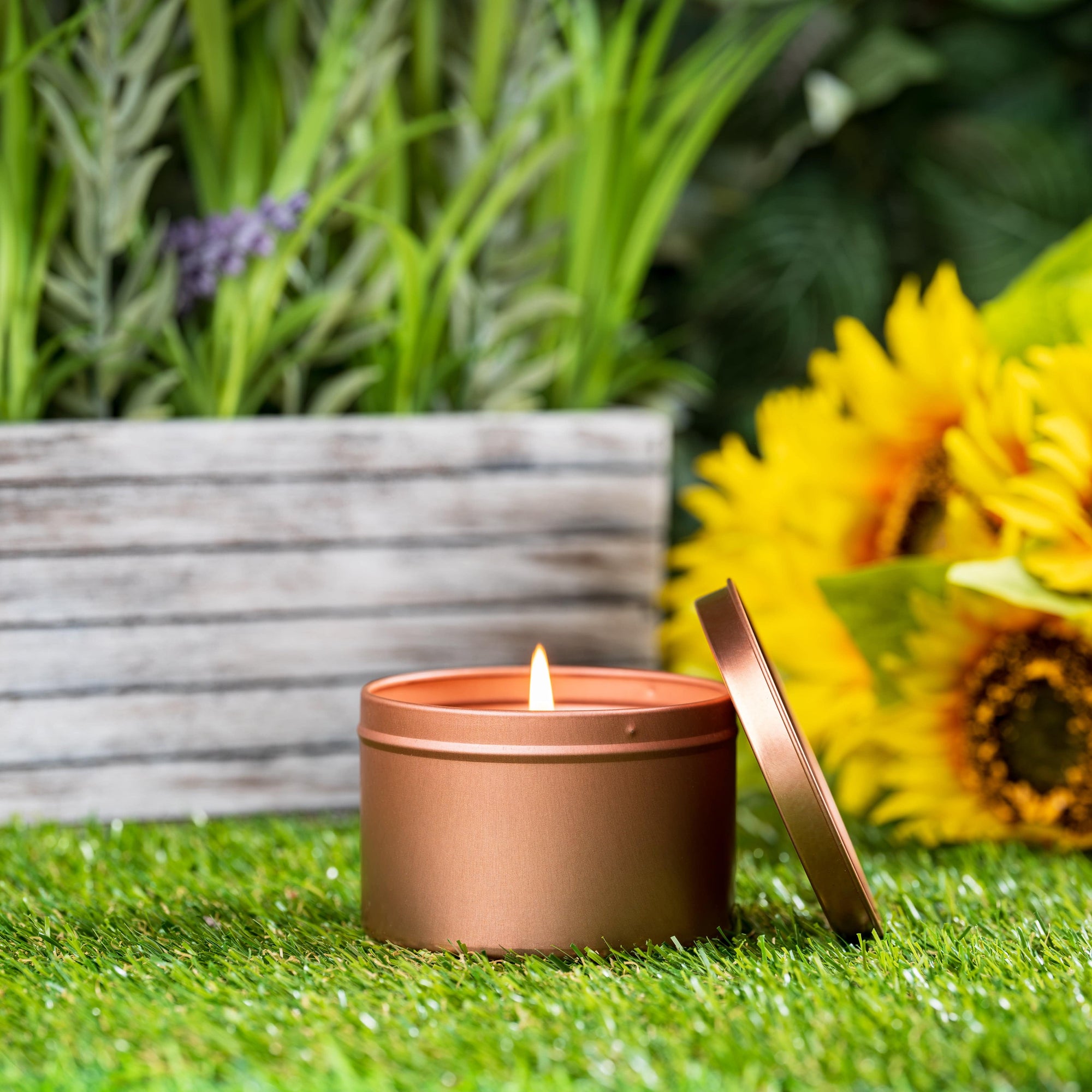 25cl Candle Tin - Rose Gold