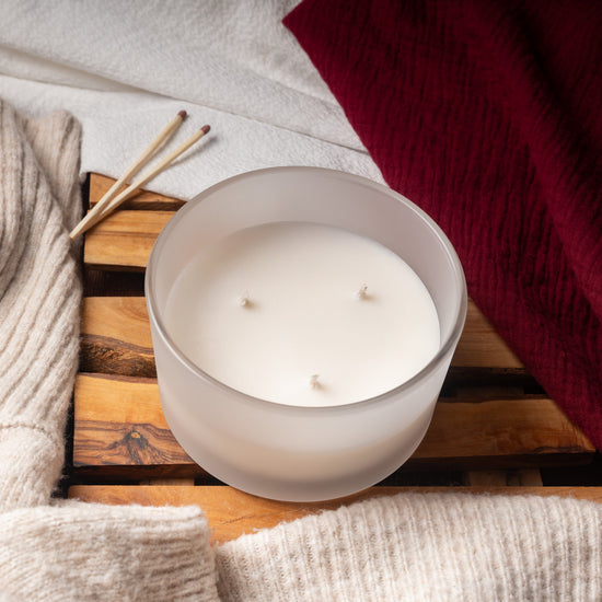 Candle Shack BV 50cl Candle Glass Bowl - Frosted Finish