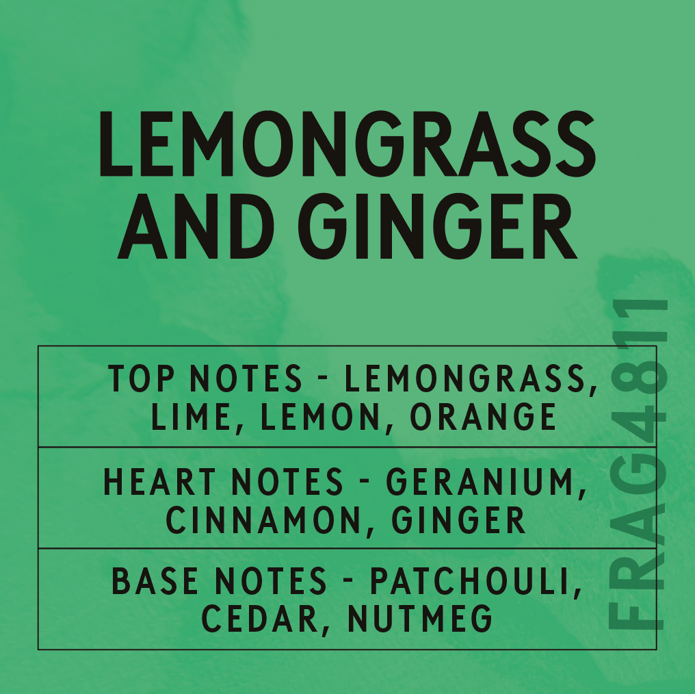Candle Shack BV Lemongrass & Ginger Fragrance Oil (NEW)