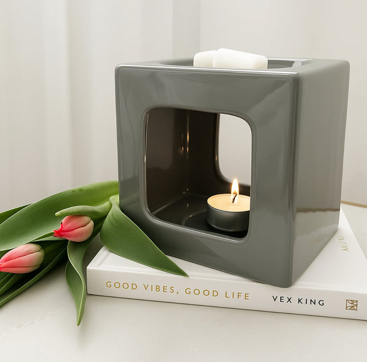 Candle Shack BV Wax Melter Wax Burner Talin - Grey (Box Of 2)