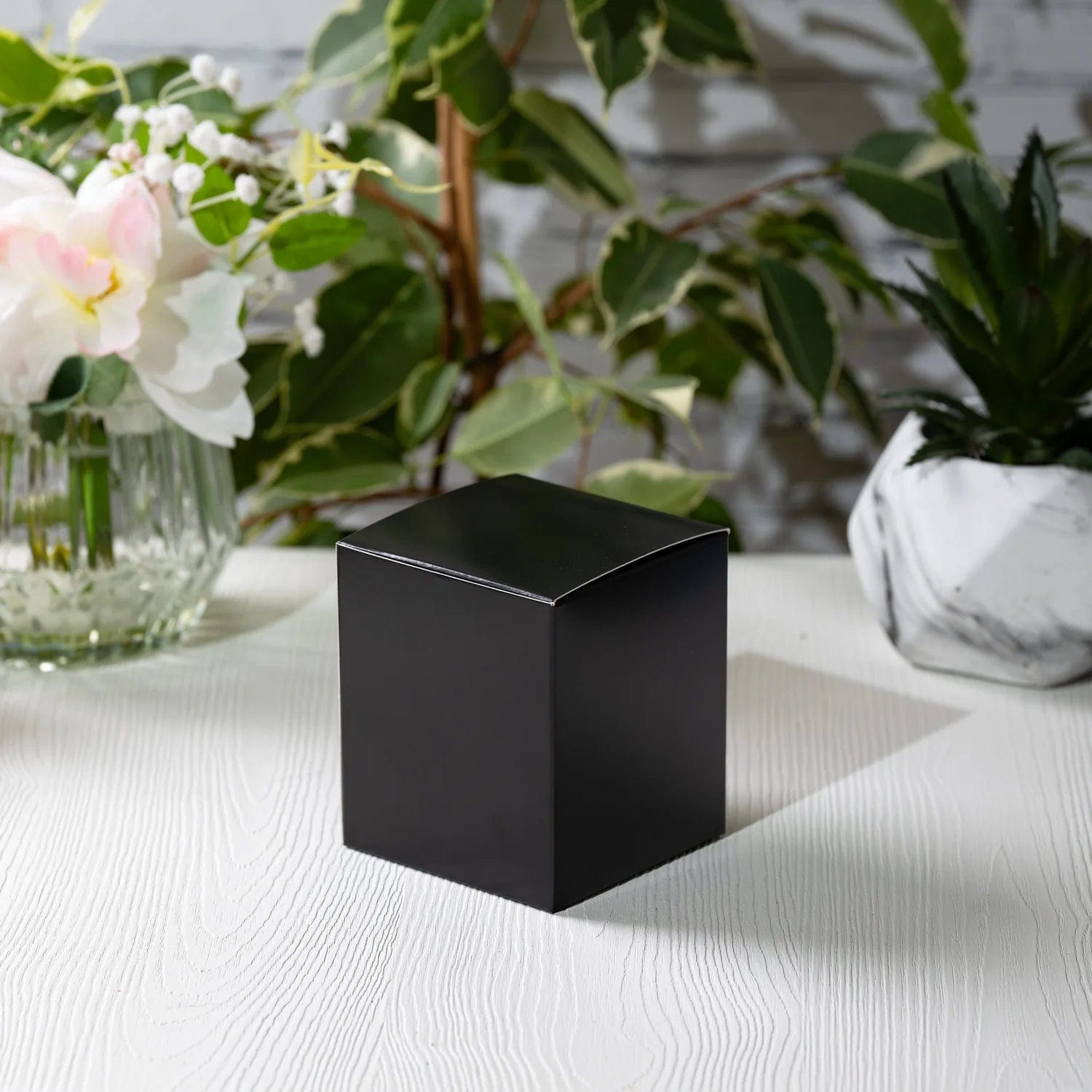 Candle Shack Candle Box Black Folding Box for 30cl for Lotti (Pack of 6)