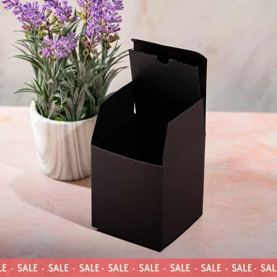 Candle Shack Candle Box Folding Box & Liner For 30cl Lotti - Black