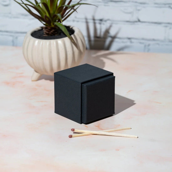 Candle Shack Candle Box Luxury Rigid Box for 9cl Lauren Jar - Black