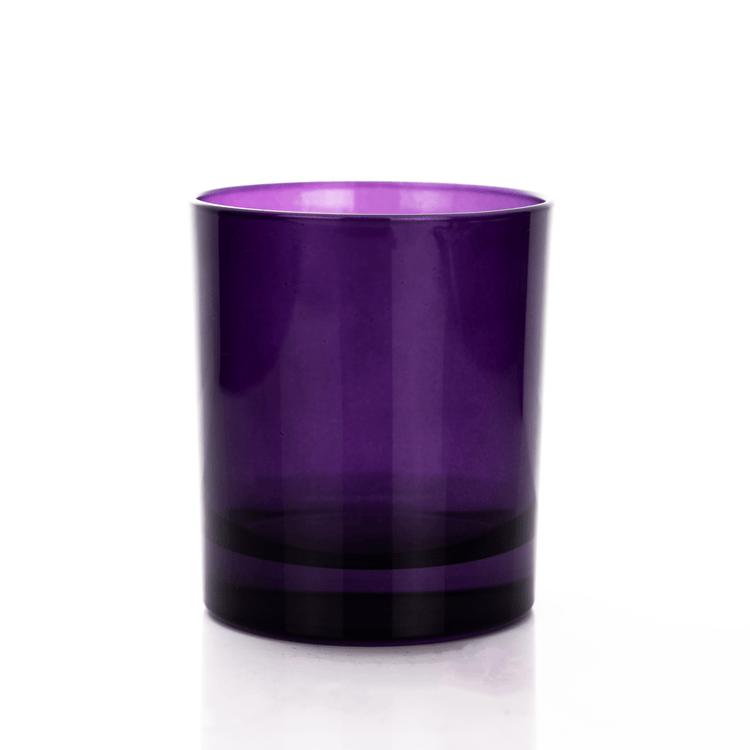 Candle Shack Candle Jar 30cl Lotti Glass - Amethyst Purple - Box of 6
