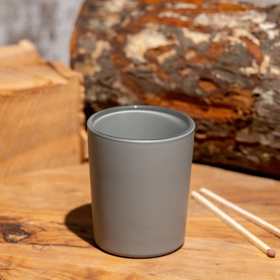 Candle Shack Candle Jar 9cl Lauren Candle Glass - Externally Grey Matt (Box of 6)