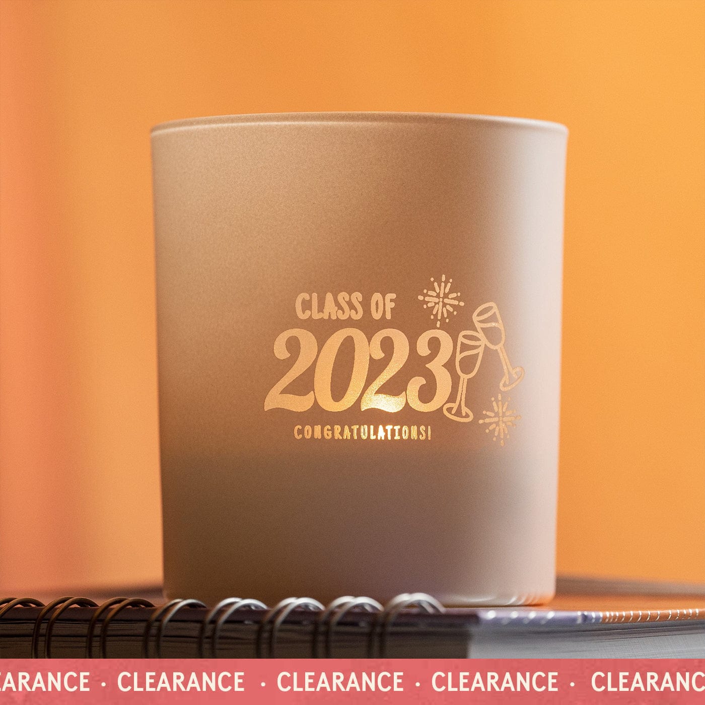 Candle Shack Candle Jar Class of 2023 - Matt White 30cl Lotti Candle Jar (Box of 6)