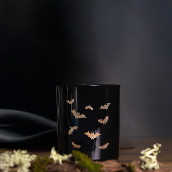Candle Shack Candle Jar Fang-tastic - Gloss Black 30cl Lotti Halloween Candle Jar