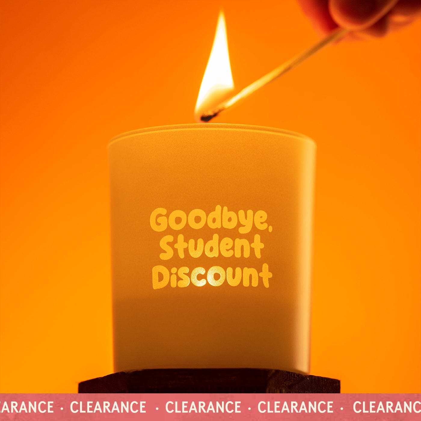 Candle Shack Candle Jar Goodbye Student Discount - Matt White 30cl Lotti Candle Jar (Box of 6)