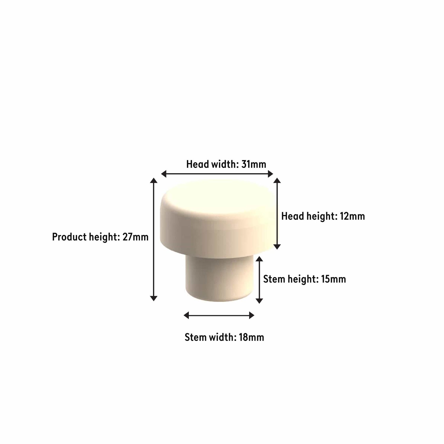 Candle Shack Cap Beige Diffuser Plug for 100ml