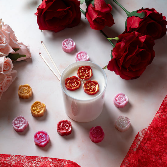 Candle Shack Clam Shell Wax Melt Mould - Roses
